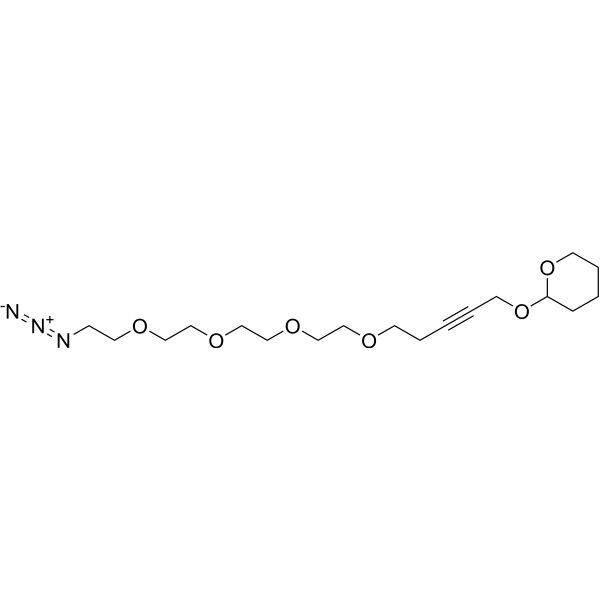 5-(Tetrahydro-2H-pyran-2-yloxy)pent-3-yn-1-peg4-azide