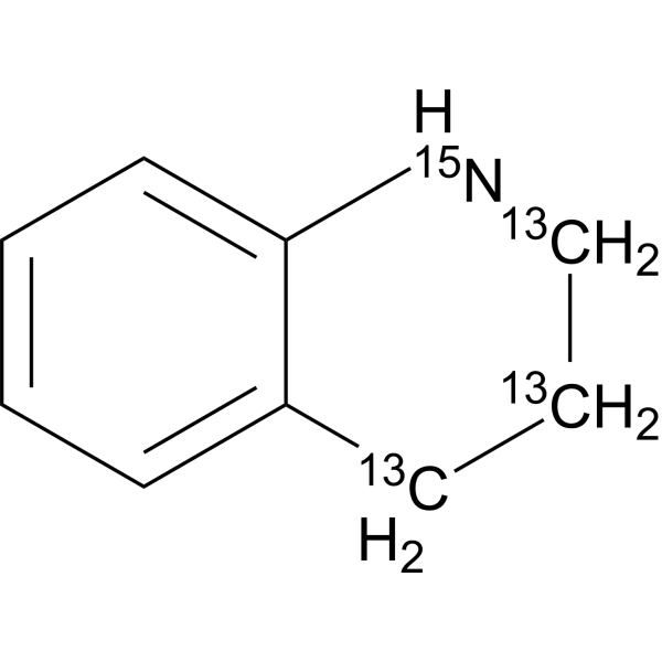 1,2,3,4-Hydroquinoline-13C3,15N