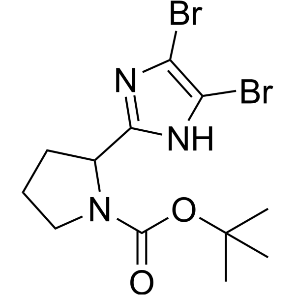 tert-Butyl 2-(4,5-dibromo-1H-imidazol-2-yl)pyrrolidine-1-carboxylate (Standard)