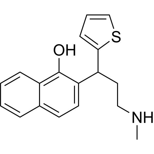 2-(3-(Methylamino)-1-(thiophen-2-yl)propyl)naphthalen-1-ol (Duloxetine Impurity） (Standard)