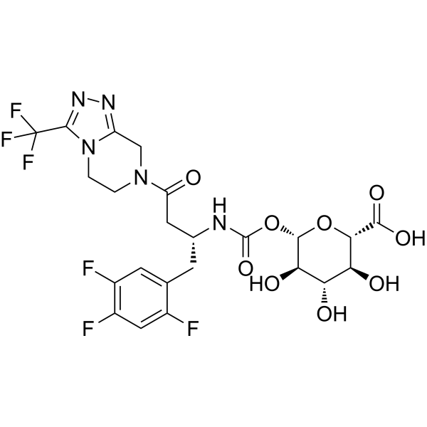 (–)-Sitagliptin carbamoyl glucuronide