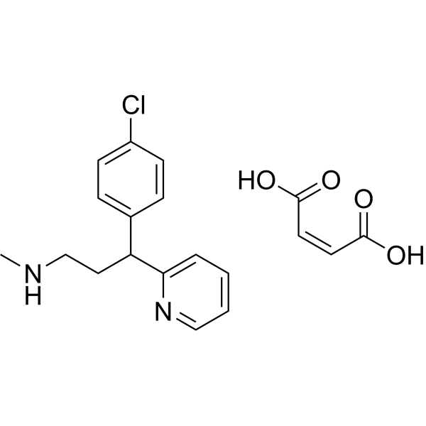 3-(4-Chlorophenyl)-N-methyl-3-(pyridin-2-yl)propan-1-amine maleate (Chlorphenamine Impurity) (Standard)