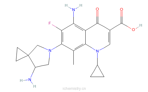 CAS:167887-97-0_欧拉沙星的分子结构