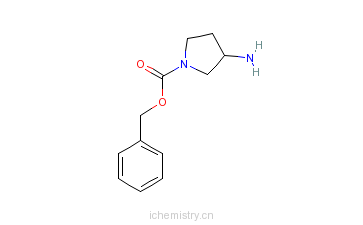 CAS:185057-50-5_3-氨基-N-Cbz-吡咯烷的分子结构