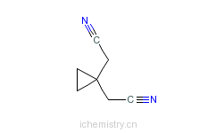 CAS:20778-47-6_1,1-环丙基二乙腈的分子结构