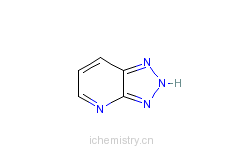 CAS:273-34-7_1H-1,2,3-三唑(4,5-b)吡啶的分子结构