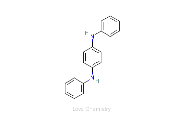 CAS:74-31-7_N,N'-二苯基-1,4-苯二胺的分子结构