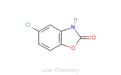 CAS:95-25-0_氯唑沙宗的分子结构