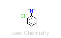 CAS:95-51-2_2-氯苯胺的分子结构