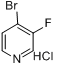 CAS:2546-52-3_3-氟-4-溴吡啶盐酸盐的分子结构