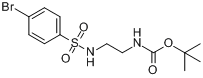 CAS:310480-85-4_2-(4-溴苯基磺酰氨基)乙基氨基甲酸叔丁酯的分子结构