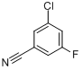 CAS:327056-73-5_3-氯-5-氟苯腈的分子结构