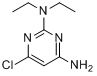 CAS:3289-38-1_4-氨基-6-氯-2-二乙基氨基嘧啶的分子结构