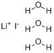 CAS:7790-22-9_碘化锂(三水)的分子结构