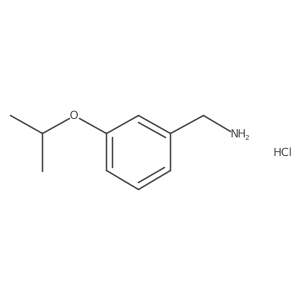 (3-Isopropoxyphenyl)methanamine hydrochloride Structure