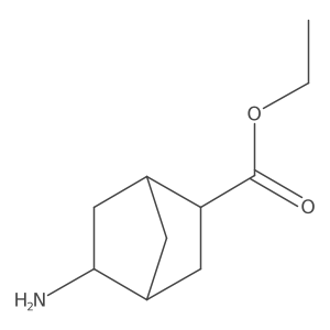 rac-ethyl (1R,2R,4R,5R)-5-aminobicyclo[2.2.1]heptane-2-carboxylate结构式