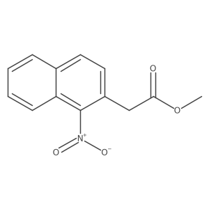 Methyl (1-nitro-2-naphthyl)acetate结构式
