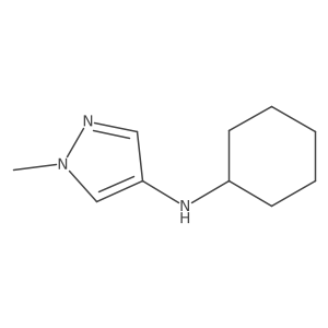 N-cyclohexyl-1-methyl-1H-pyrazol-4-amine Structure