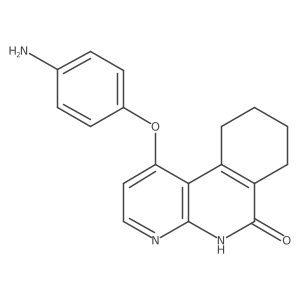 1-(4-Amino-phenoxy)-7,8,9,10-tetrahydro-5H-benzo[c][1,8]naphthyridin-6-one Structure