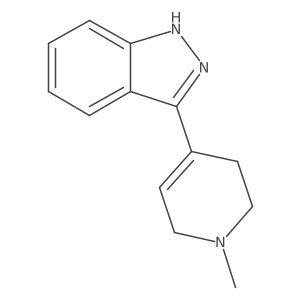 3-(1,2,3,6-Tetrahydro-1-methyl-4-pyridinyl)-1H-indazole结构式