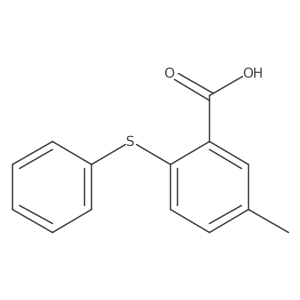 3-Methyl-6-(phenylthio)-benzoic acid结构式