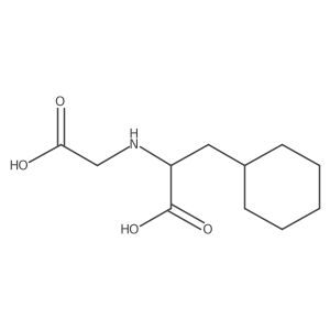 N-(carboxymethyl)-3-cyclohexyl-D-alanine结构式
