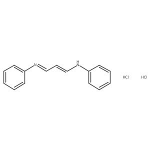 N-[3-(Phenylimino)prop-1-en-1-yl]aniline dihydrochloride结构式