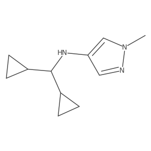 N-(dicyclopropylmethyl)-1-methyl-1H-pyrazol-4-amine Structure