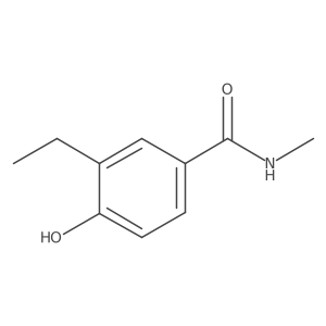 3-Ethyl-4-hydroxy-N-methylbenzamide结构式