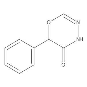 (6R)-6-Phenyl-4H-1,3,4-oxadiazin-5(6H)-one结构式
