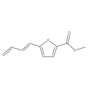 Methyl 5-(3-oxoprop-1-en-1-yl)furan-2-carboxylate结构式