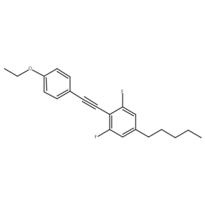 2-[2-(4-Ethoxyphenyl)ethynyl]-1,3-difluoro-5-pentylbenzene结构式