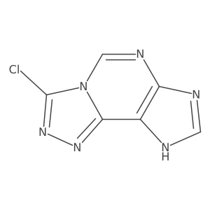 3-chloro-9H-[1,2,4]triazolo[3,4-f]purine结构式