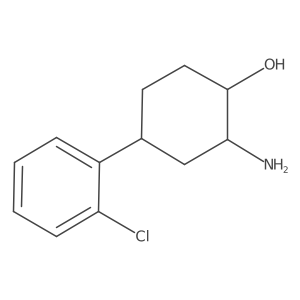 2-Amino-4-(2-chlorophenyl)cyclohexanol结构式