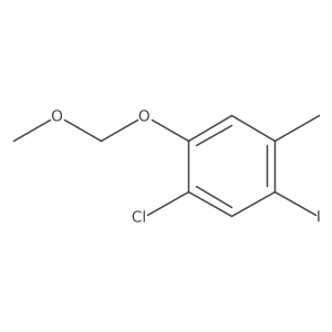 1-Chloro-5-iodo-2-(methoxymethoxy)-4-methylbenzene Structure