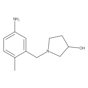 1-(5-Amino-2-methylbenzyl)pyrrolidin-3-ol结构式