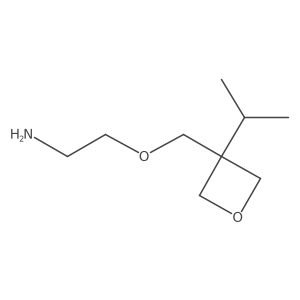 2-{[3-(Propan-2-yl)oxetan-3-yl]methoxy}ethan-1-amine结构式