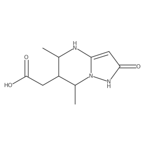 2-{5,7-dimethyl-2-oxo-1H,2H,4H,5H,6H,7H-pyrazolo[1,5-a]pyrimidin-6-yl}acetic acid结构式