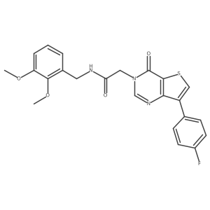 N-(2,3-dimethoxybenzyl)-2-[7-(4-fluorophenyl)-4-oxothieno[3,2-d]pyrimidin-3(4H)-yl]acetamide Structure