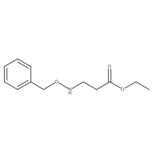 Ethyl 3-(phenylmethoxyamino)propanoate结构式