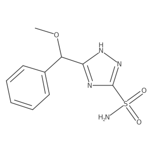 1H-1,2,4-Triazole-5-sulfonamide, 3-(methoxyphenylmethyl)-结构式