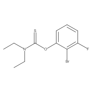 Carbamothioic acid, diethyl-, O-(2-bromo-3-fluorophenyl) ester结构式