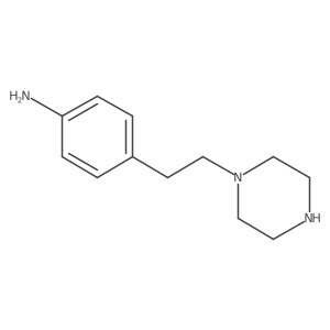 4-(2-Piperazin-1-ylethyl)aniline结构式