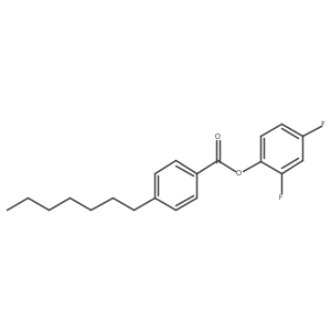 2,4-Difluorophenyl 4-heptylbenzoate结构式