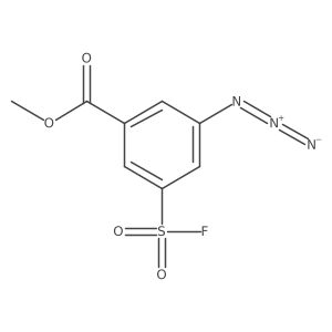 Methyl 3-azido-5-(fluorosulfonyl)benzoate结构式