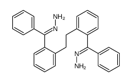 [phenyl-[2-[2-[2-(C-phenylcarbonohydrazonoyl)phenyl]ethyl]phenyl]methylidene]hydrazine结构式