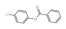 苯甲酸4-氯苯酯结构式