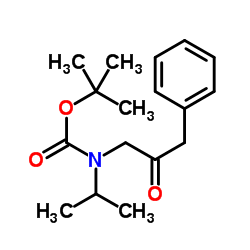 2-Methyl-2-propanyl isopropyl(2-oxo-3-phenylpropyl)carbamate结构式