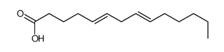 5,8-TETRADECADIENOIC ACID, (5Z,8Z)-结构式