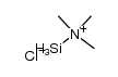 trimethyl-silanyl-ammonium, chloride结构式